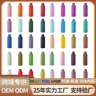 ���Sֱ�N500mlС�ڱ���ƿ304���P䓱��ر����eˮ��¶�Iˮ��logo