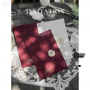 Original Ins Wedding Invitation Creative European Wedding Invitation Forest Style Small Fresh Wedding Invitation Invitation Letter