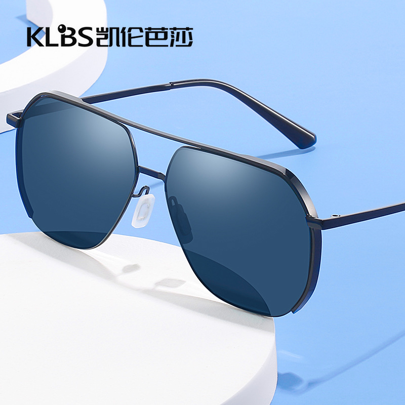 new pattern Trend nylon Polarized Sunglasses drive a car Go fishing Polarized Sunglasses Stainless steel Broadside Sunglasses wholesale