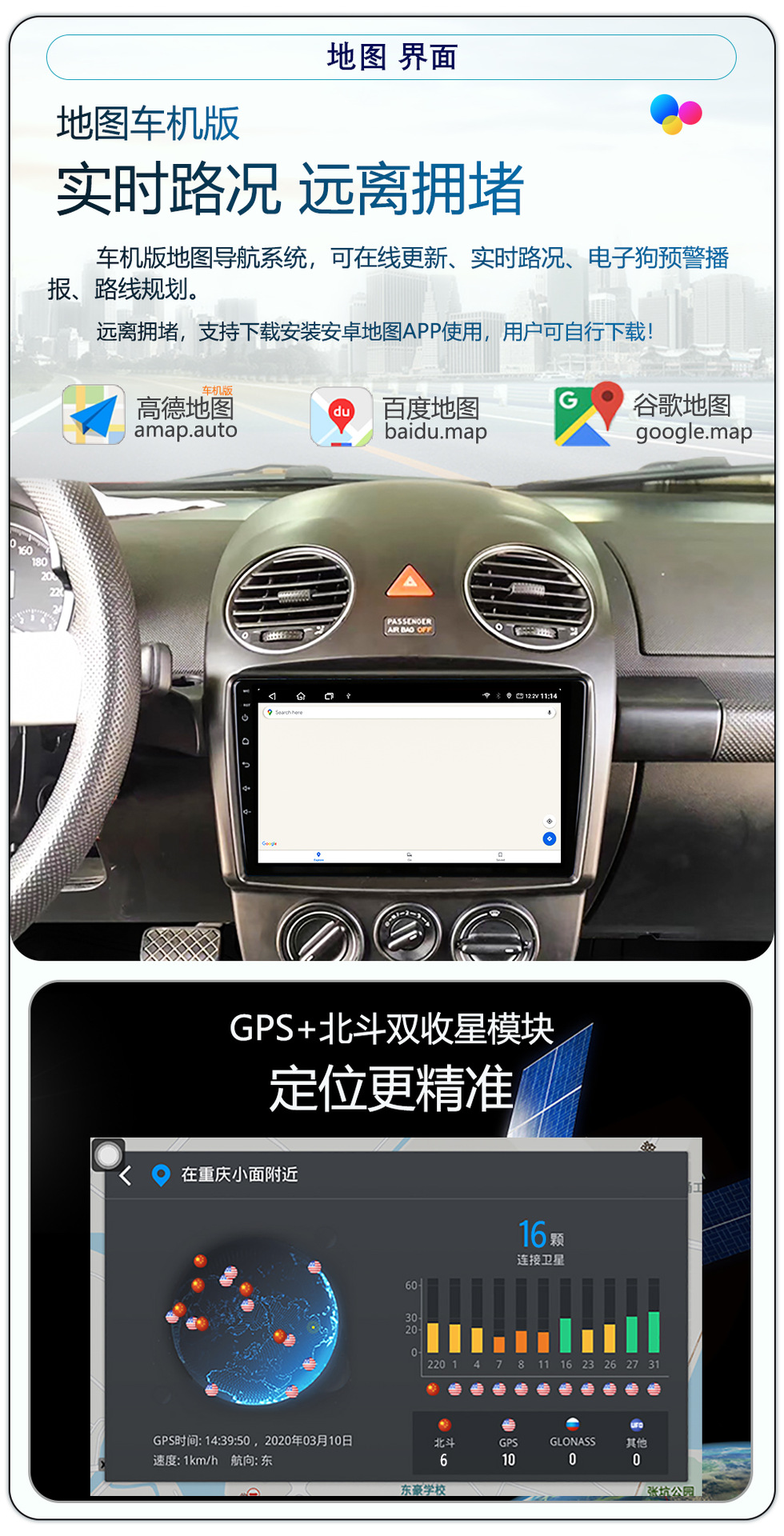 Hot-Selling 9/ 10inch Dingwei Ts18Ts10S Versatile Head Unit Android 4g Navigation 360 Panoramic Image All-In-One Device