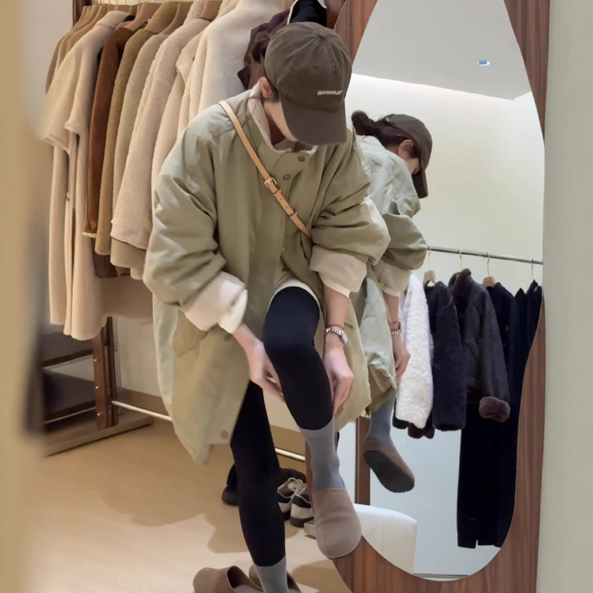 中长款加厚加绒外套女冬季新款2025巨好看派克服风衣保暖棉服上衣