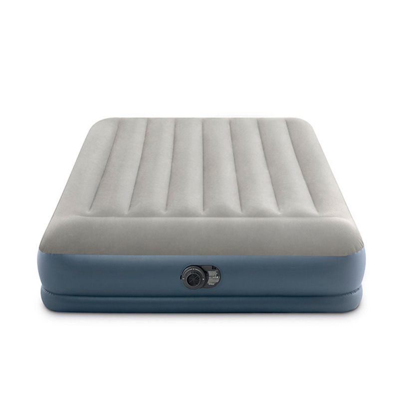 INTEX Inflatable Mattress Household Air Cushion Bed Built-in Electric Pump Single Double Thickened Camping Outdoor Inflatable Bed