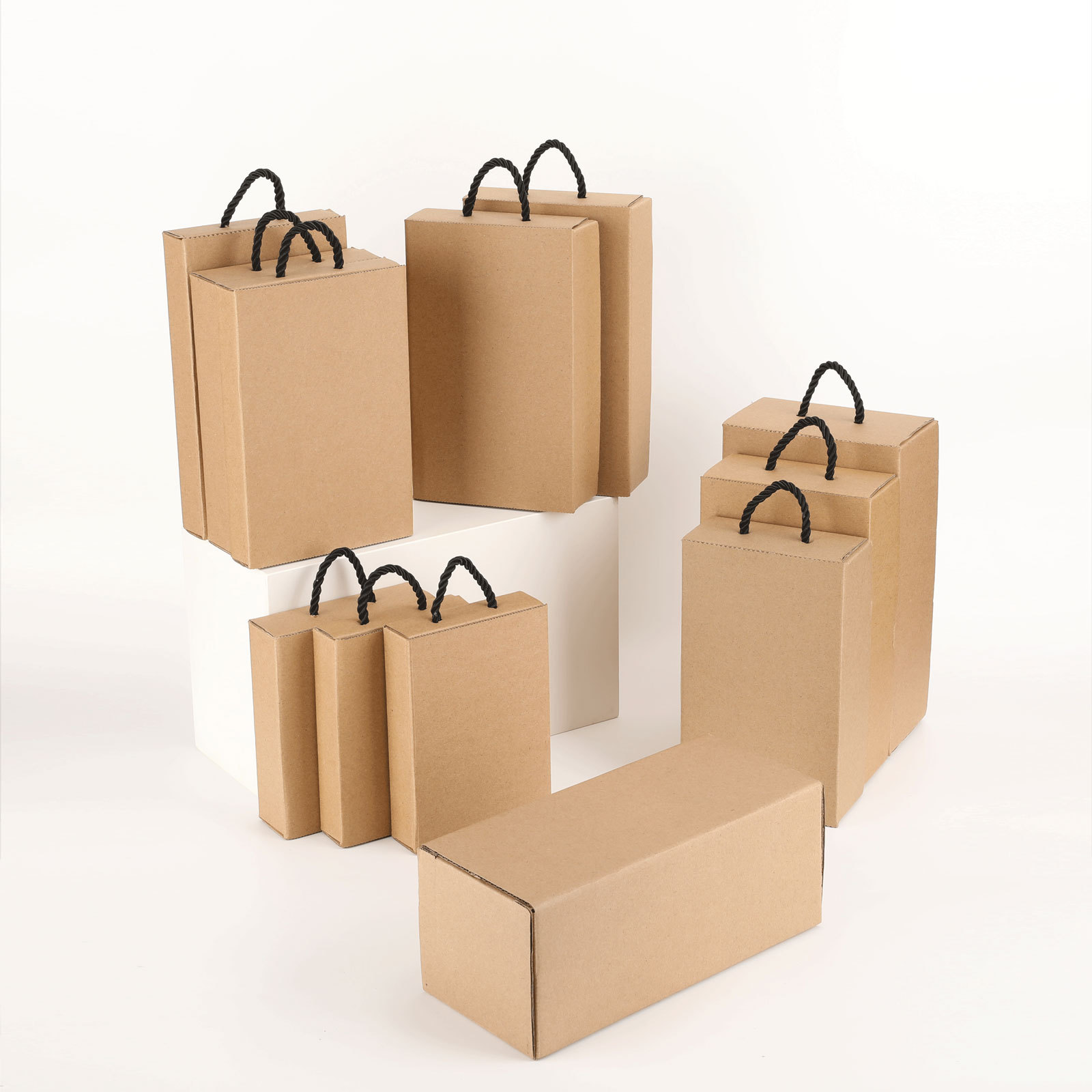 大容量移动电源飞机盒包装 充电宝瓦楞盒牛皮纸包装盒现货批发