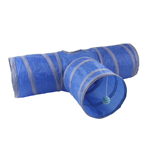 Manufacturer of pet supplies, cat ringing paper tee tunnel, intelligent cat toy drill barrel, foldable cat tunnel