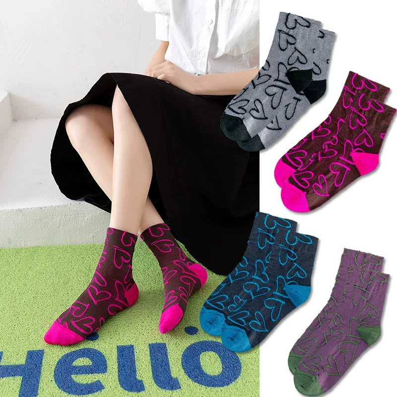 Бархатные носки SOCKSTAGE глянцевые носки из шелкового материала с рельефным 3D ретро-узором женские брендовые носки