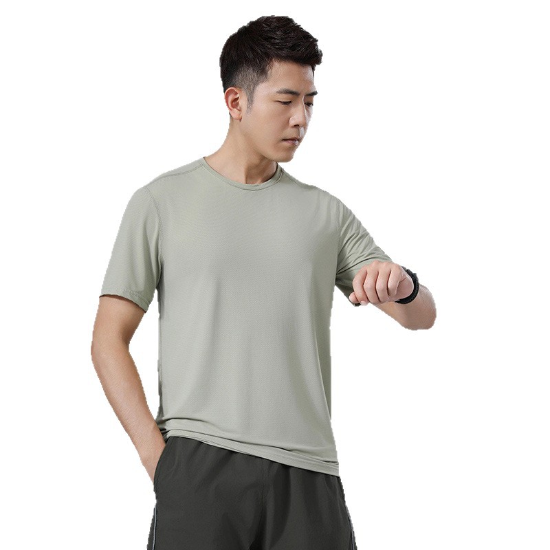 Quick dry breathable base body-friendly summer sports solid color…