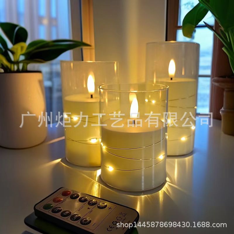 Electronic acrylic candle