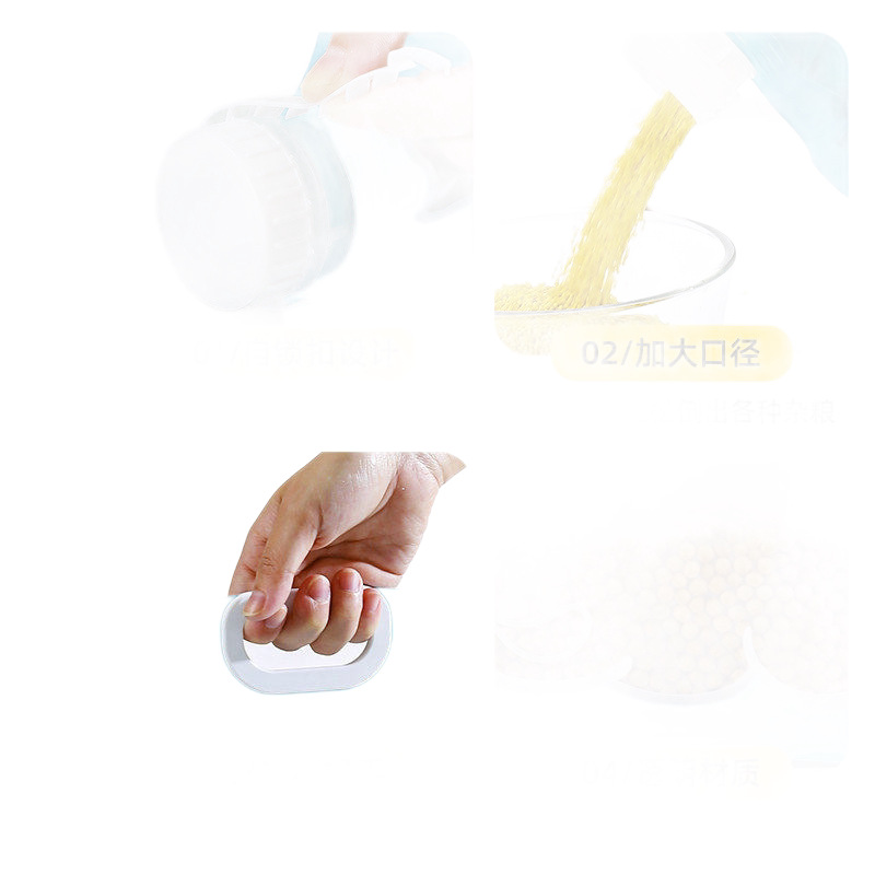 Barril de arroz a prueba de insectos para almacenar fideos de arroz domésticos pequeños paquetes de escritorio de grado alimenticio bolsa de sellado multifuncional portátil