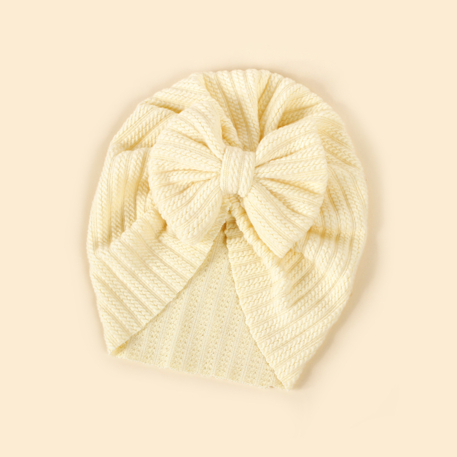 Simple Style Solid Color Bow Knot Cloth Hair Band display picture 1
