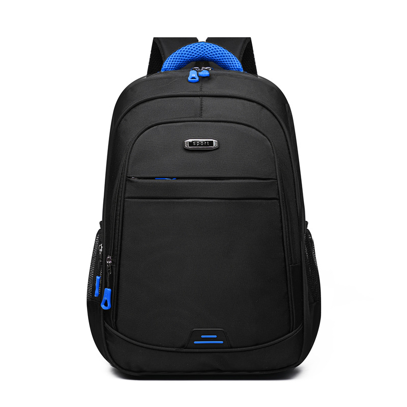 Mochila de gran capacidad para hombres al por mayor de fábrica Mochila de ocio para estudiantes universitarios de secundaria y preparatoria Mochila simple para computadora de viaje
