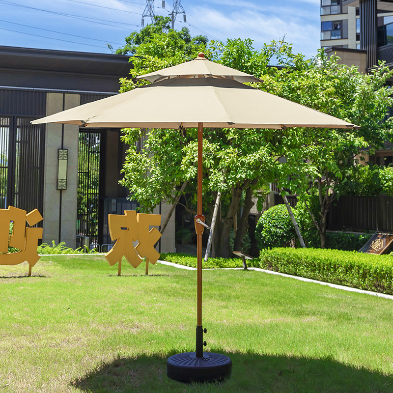 屋外パラソル、中柱傘、ガーデンパラソル、屋外業務用大型日傘、広告折りたたみバルコニーパティオテーブルと椅子の傘|undefined