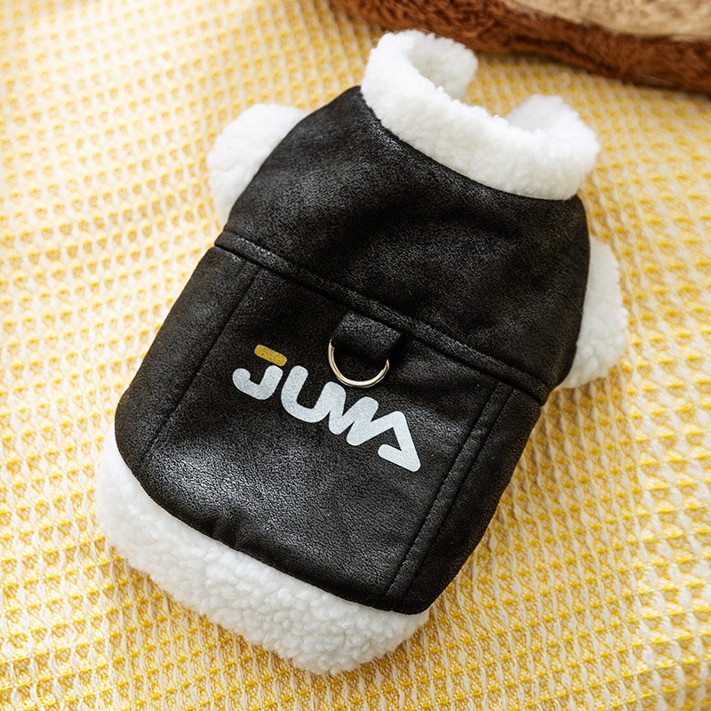 Otoño y invierno para perros, locomotoras de algodón cool, perros pequeños y medianos, chaquetas cálidas para perros, peluche, ropa para mascotas y gatos al por mayor