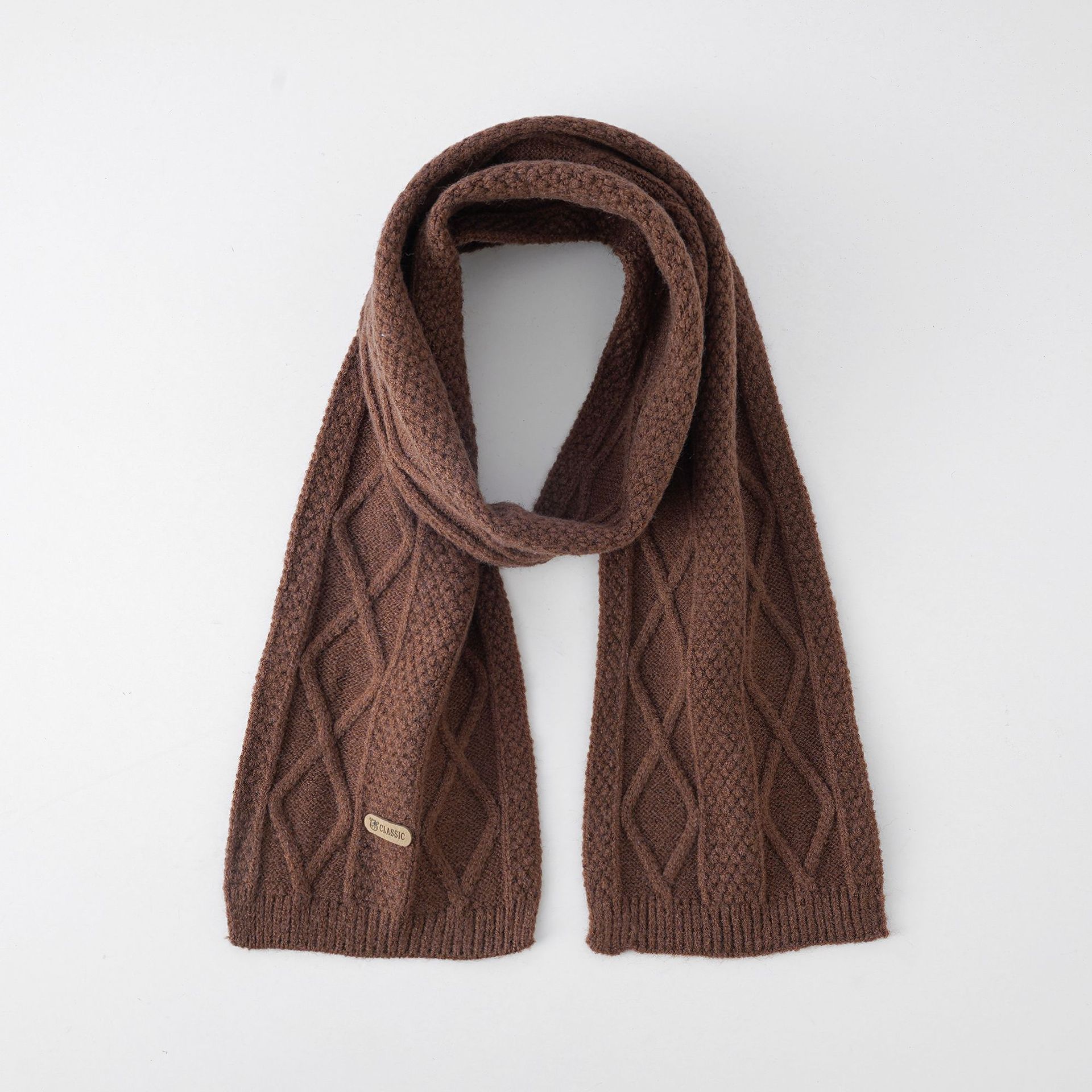 Nuevos niños bufanda invierno Corea del Sur moda color sólido niños y niñas lana moda bebé bufanda image 2