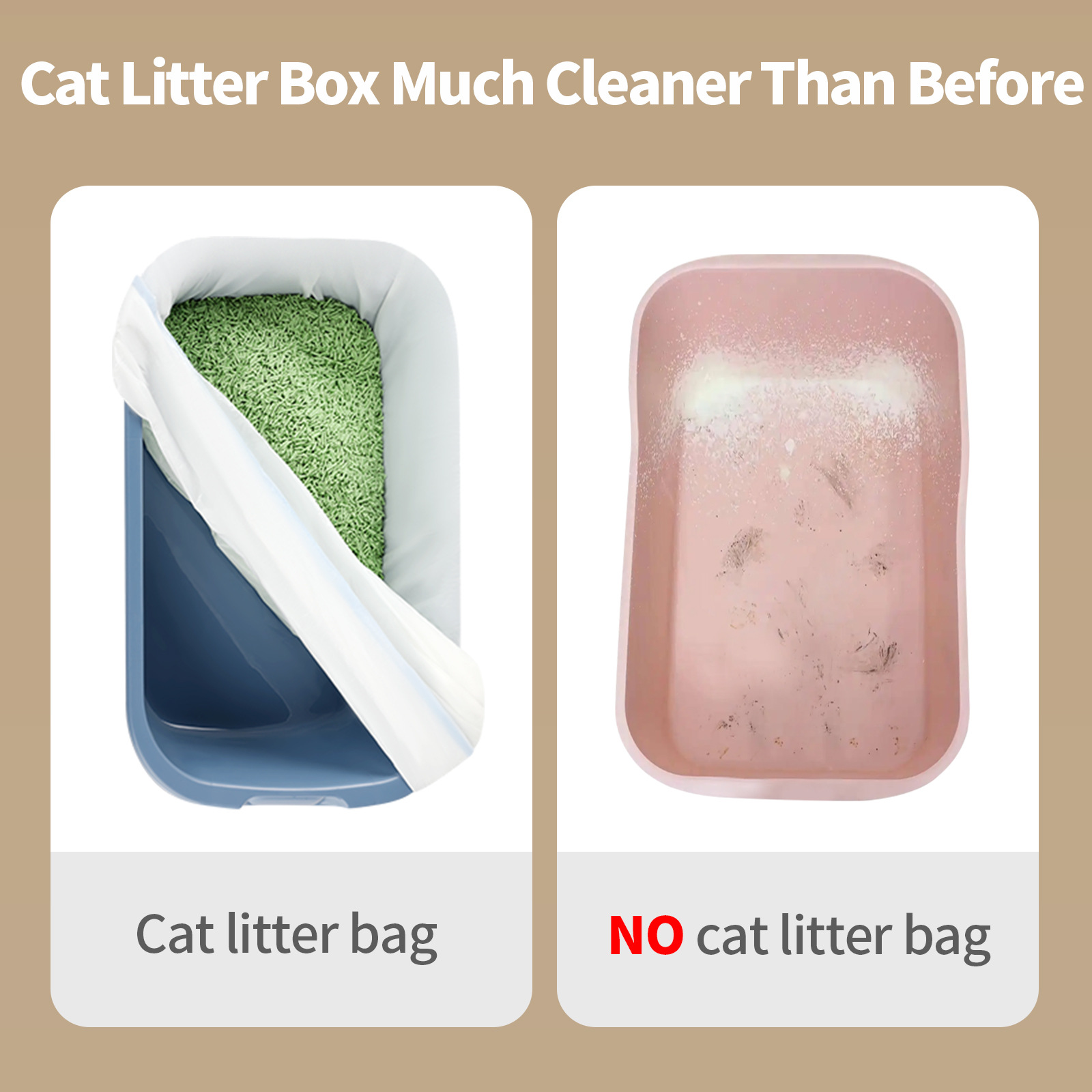 Nueva bolsa de cuerda portátil, bolsa automática de arena para gatos, bolsa de basura para mascotas, bolsa de arena para gatos inteligente, inodoro para gatos