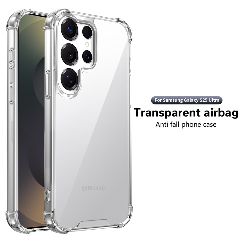 Suitable for Samsung S26Ultra Mobile Phone Case, Airbag Anti-Fall, A56 Transparent Pc Hard Case, M56 Anti-Fall, S24 Protective Case Suitable for Samsung S26Ultra Mobile Phone Case, Airbag Anti-Fall, A56 Transparent Pc Hard Case, M56 Anti-Fall, S24 Protective Case