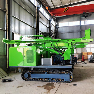 Crawler Hydraulic Photovoltaic Drill Rig Mountain Drilling Rig Plateau Steep Slope Pile Driver High Power Multi-Function Drilling Rig Manufacturer