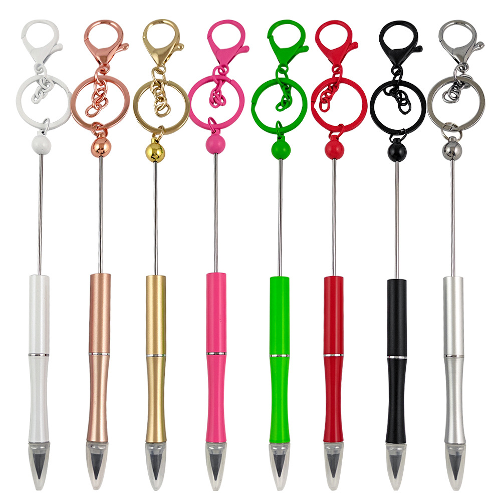 Suministro con Escondida borrador afilado-lápiz libre estudiante pintura DIY llavero portátil con cuentas de lápiz