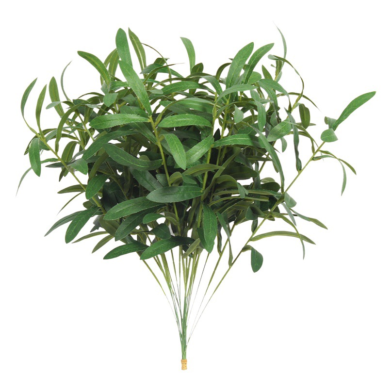 Boda planta verde Planta artificial flor arreglo de cielo estrellado eucalipto Mori flor artificial Flor de seda boda decoración de la boda material de la flor image 1