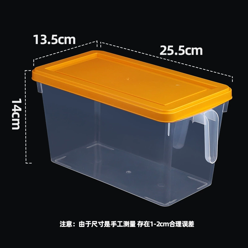 Capacious plastic storage box