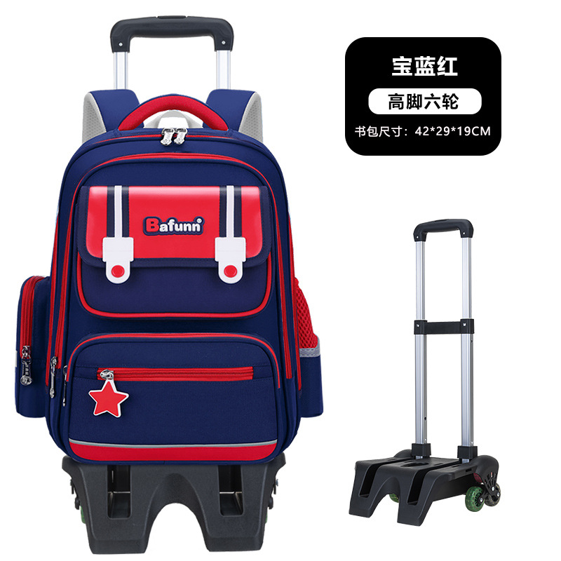 26 nuevas mochilas de tirón para estudiantes de primaria, uno, dos, tres a seis grados para niños y niñas, mochila de hombro de gran capacidad