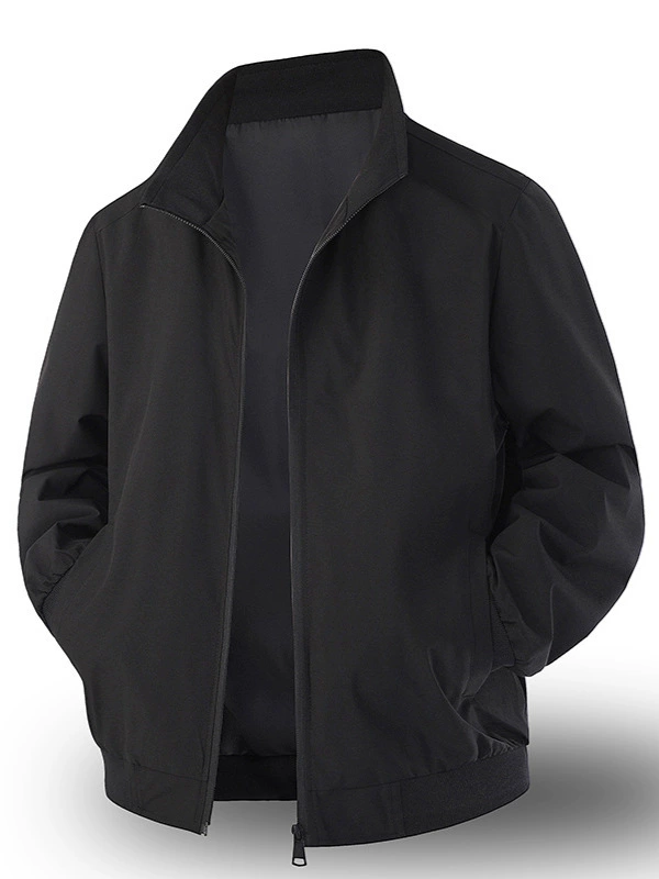 Men's spring jacket for leisure, simple and elegant design