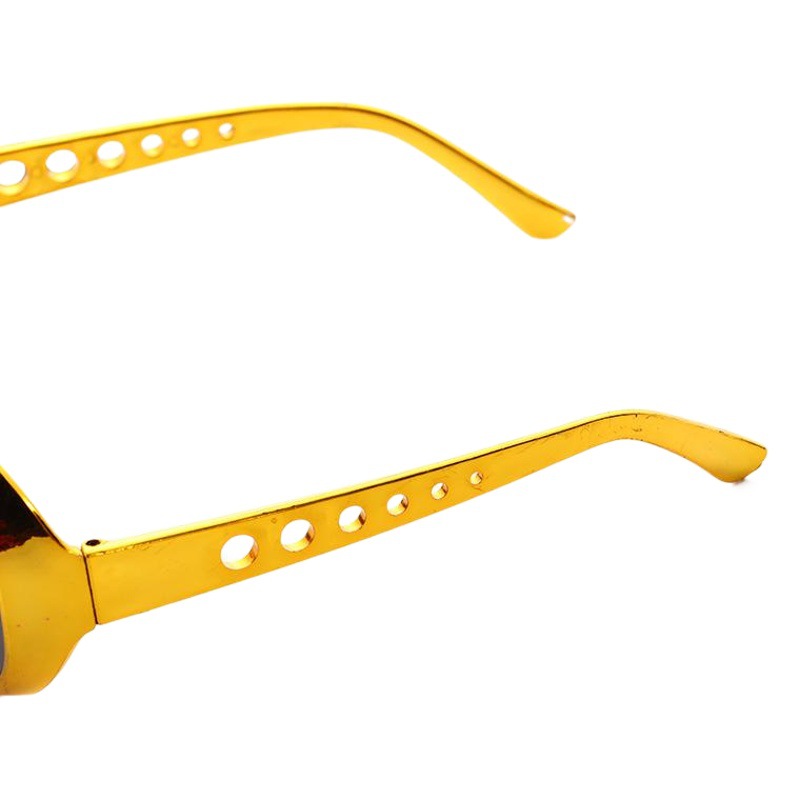 Gafas de Sol de Fiesta Estilo Elvis de Plástico ABS Galvanizado para Fiesta de Disfraces