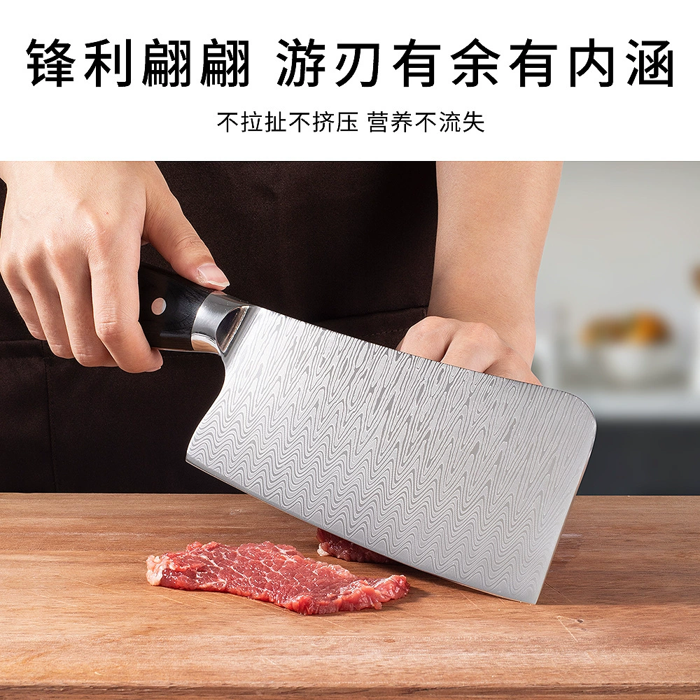 Кросс-бордер э-коммерц Дамаская кухня Лезвие ножа керамический нож сталь Нож кухонный нож кухни роторный