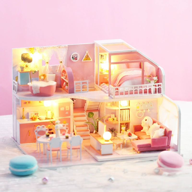 Hut, игрушка, минифигура, (跨境贸易), английский, DIY дом, творительный подарок, подарок на день рождения