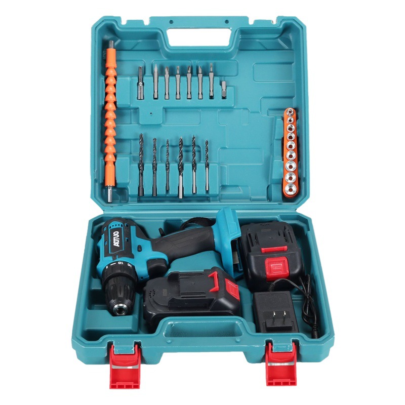 Nuevo taladro eléctrico de litio 36V destornillador eléctrico destornillador manual taladro eléctrico herramienta eléctrica taladro recargable al por mayor