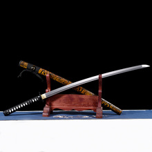 龙泉市刀剑日式指挥打刀手工一体刀1045钢Katana宝剑冷兵器未开刃