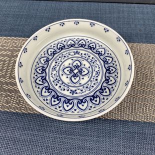 Jingdezhen Imitation Blue and White Pot Pot Pad Dry Soaking Table High-end High-end Tea Cup Pad Tray Cover Bowl Pad