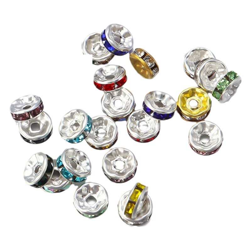 Сверло кольцо из бисера цветной браслет Алмазная прокладка колесо кольцо 4/6/8/10/12 мм DIY ювелирные изделия аксессуары ручной работы