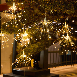Solar Outdoor Waterproof Dandelion Decorative Light Ambience Landscape Decoration Garden Courtyard Balcony Outdoor Fireworks Light