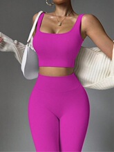 B 53148 Yoga Bra and Leggings Set �٤���b �W���羳���R�d��