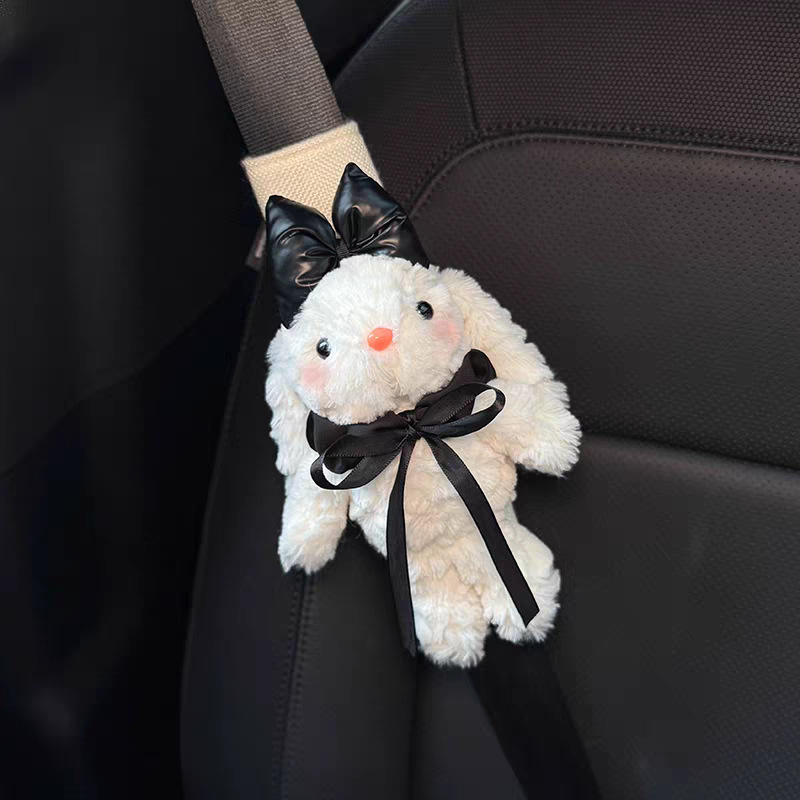 Creative Rabbit Car Seatbelt Shoulder Pads, Car Seatbelt Decoration, Anti-Wear Clothing for a Couple