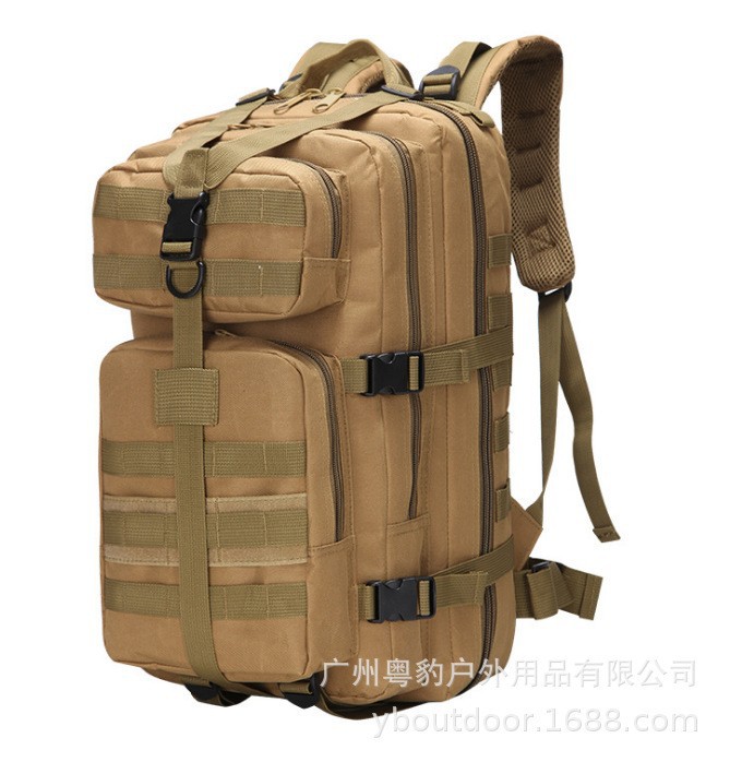 Deportes al aire libre escalada senderismo mochila resistente al desgaste material resistente al desgaste camping camuflaje Medio 3P mochila táctica