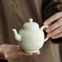 春雪宫灯壶 陶瓷小茶壶单壶中式复古功夫茶具家用小壶