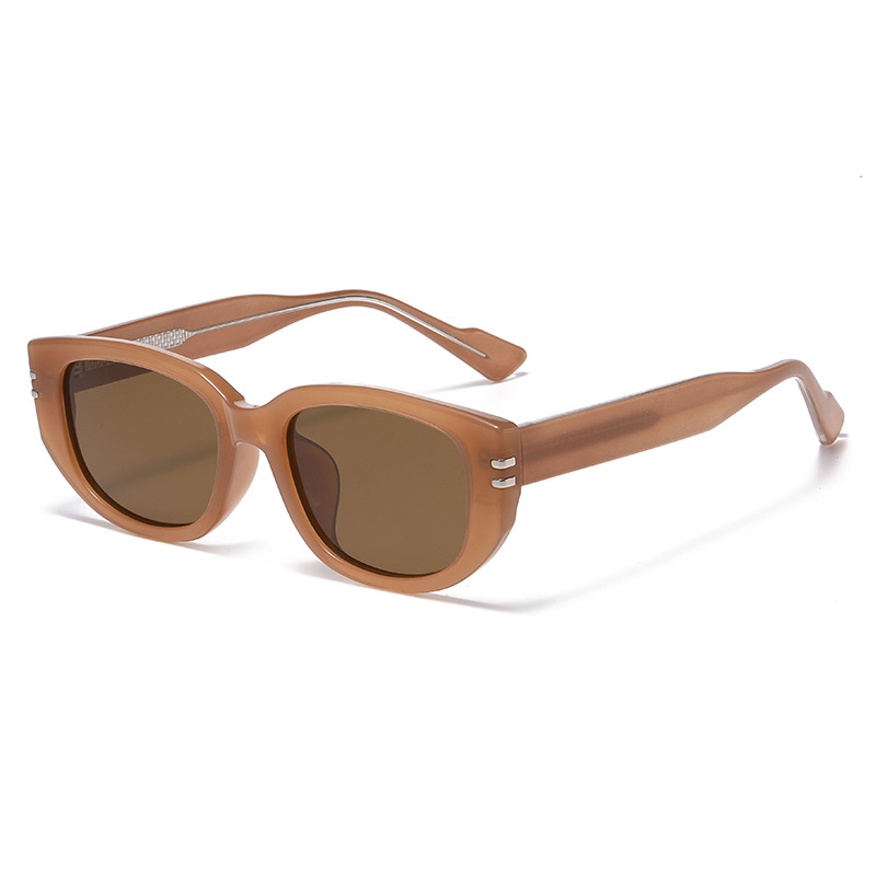 Polarized Cat Eye Sunglasses For Women Small Frame Acetate Shades_voghion.com