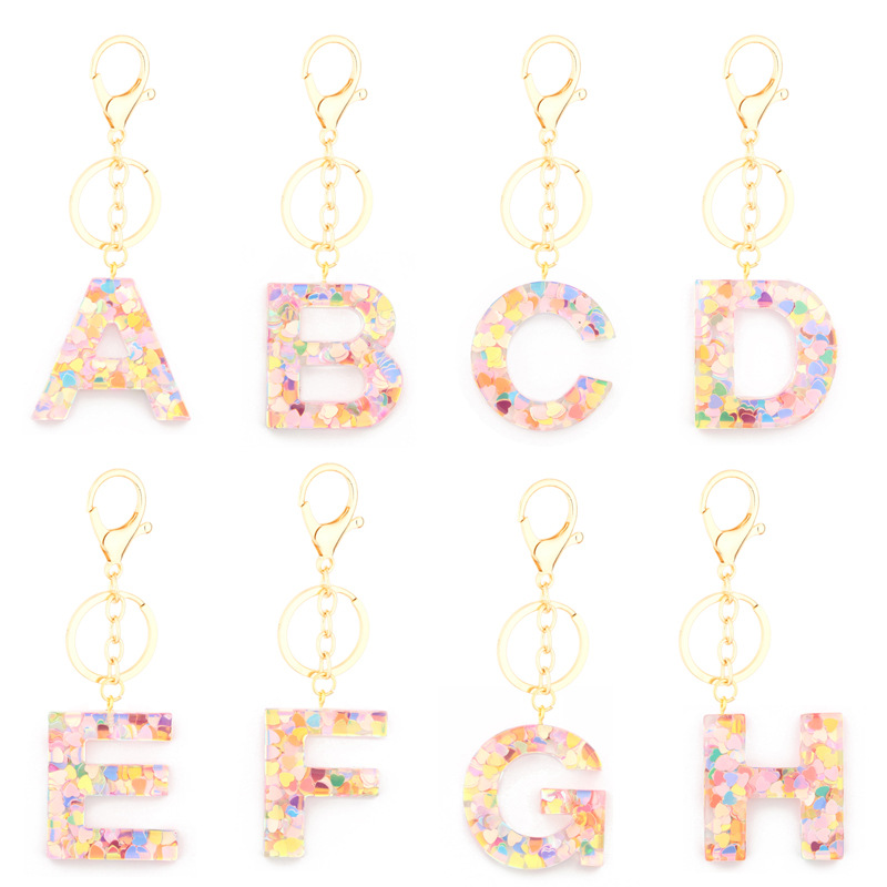 Women'S Gender 1 Piece Fashion Letter Resin Epoxy Women's Keychain