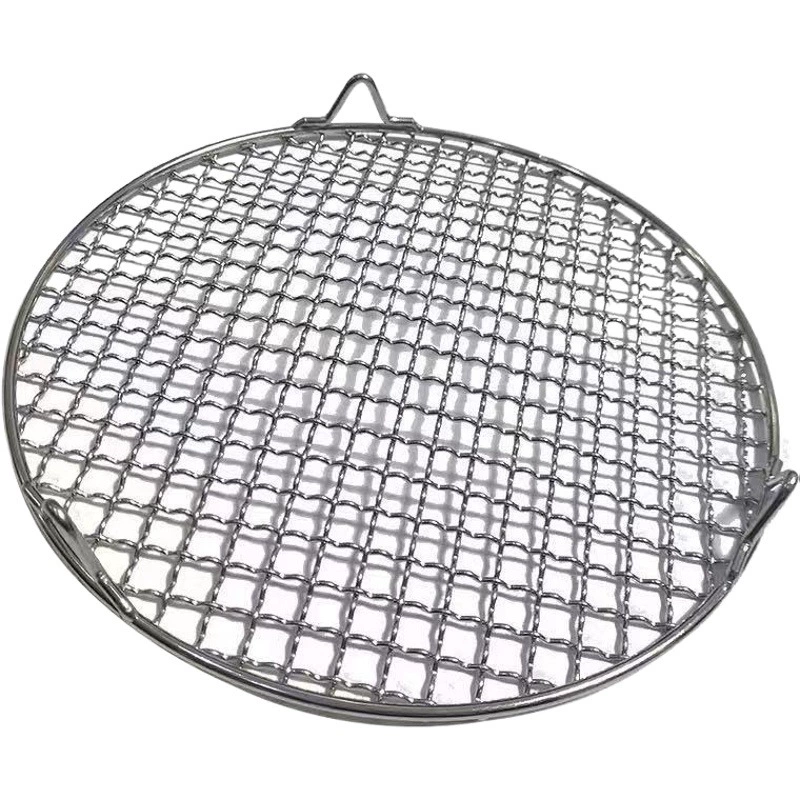 Оптовая Продажа с фабрики из нержавеющей стали круглый барбекю сетка с ногами Открытый уголь барбекю сетка Корейский барбекю сетка плита чай приготовления пищи сетка