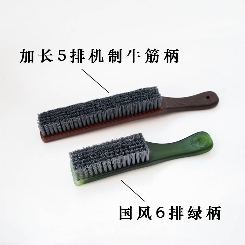 铁矿石陨石丝5排超长硅胶手柄文玩刷核桃菩提清理包浆上色工具刷|undefined