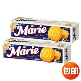韩国进口好丽友MARIE玛丽牛奶饼干74g下午茶茶点休闲食品零食小吃