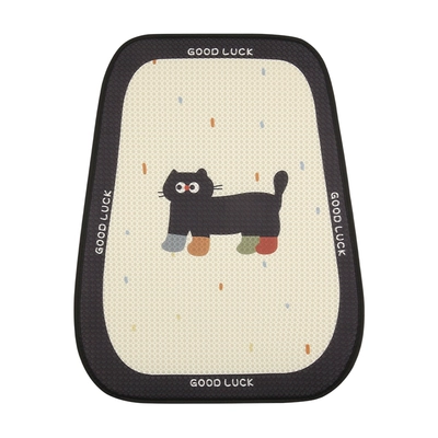 Car Seat Cushion for All Seasons, Seat cushion, seat cover - sock-black-cat-backrest-1-piece