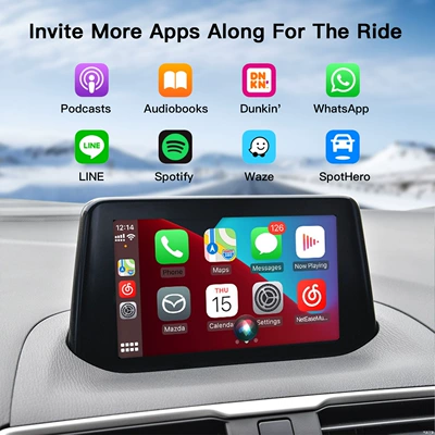 Mazda USB adapter, Simsiz CarPlay və Android Auto
