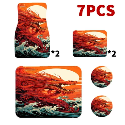 Floor Mats, Car-Specific Cup Mats, Universal Foot Pad - q20