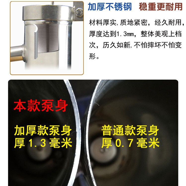 摇水泵家用摇水机不锈钢摇井泵手摇泵水井头手压井头抽水机压水井|undefined