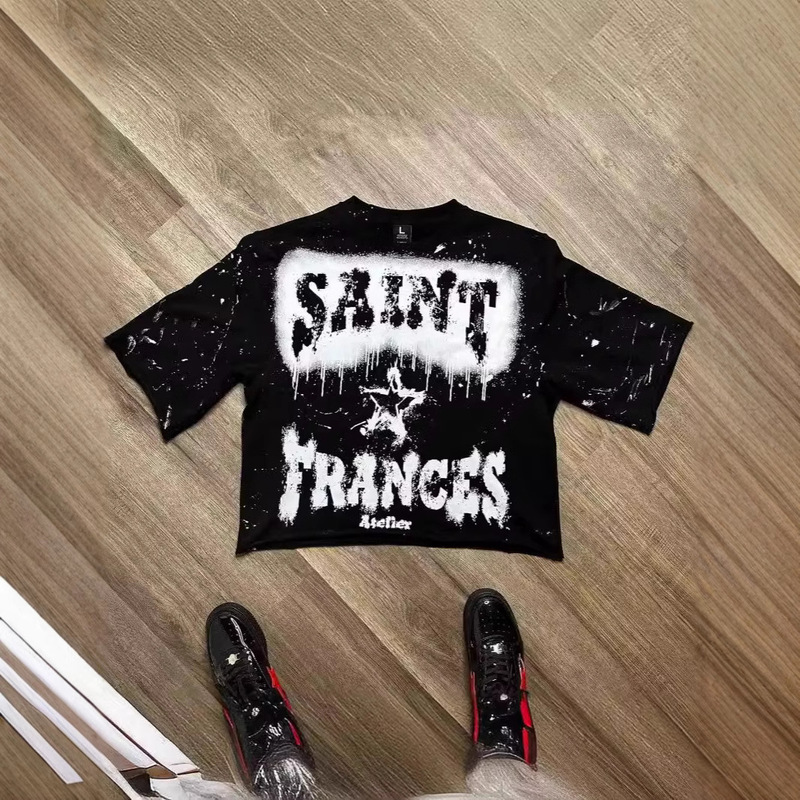 アメリカの街頭y 2kファッションの服のアルファベットのプリントの長袖のtシャツの個性のデザインの男女の同項のゆったりしている上着|undefined