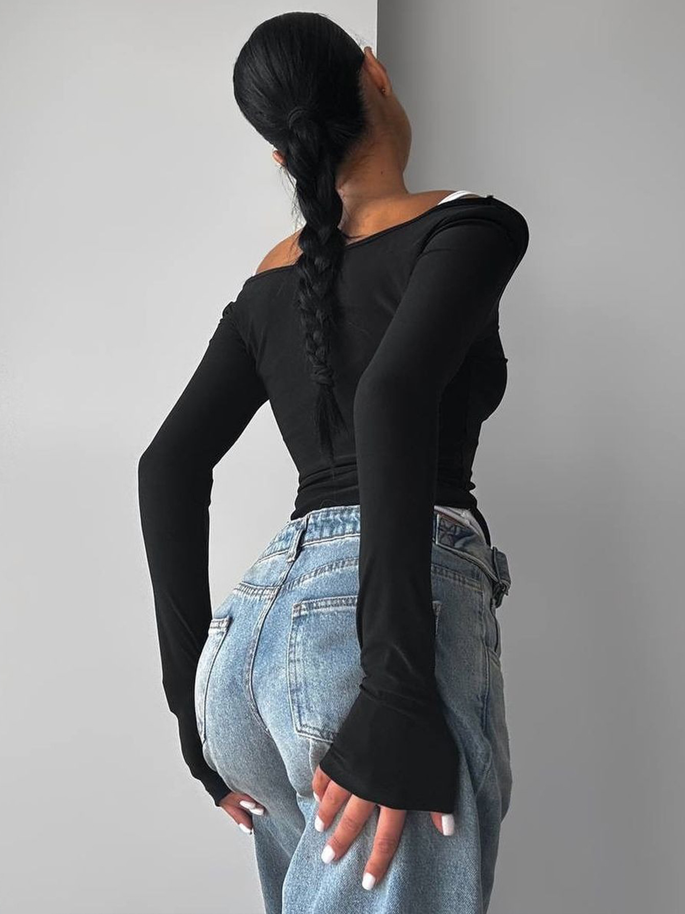 Damen Patchwork Strickjacke Und Tanktop Zweiteiler Herbst Design_voghion.com