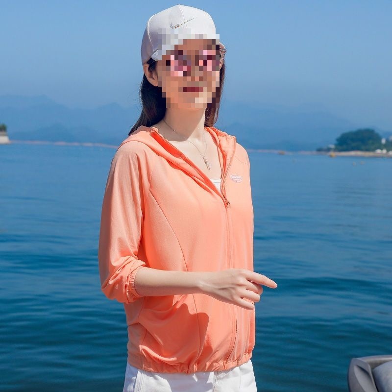 短款防晒衣女休闲百搭2025夏季新款户外运动防晒服轻薄卫衣短外套