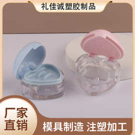 唇颊两用唇彩管双用唇釉管细腻遮瑕膏翻盖爱心型唇膜空瓶厂家批发